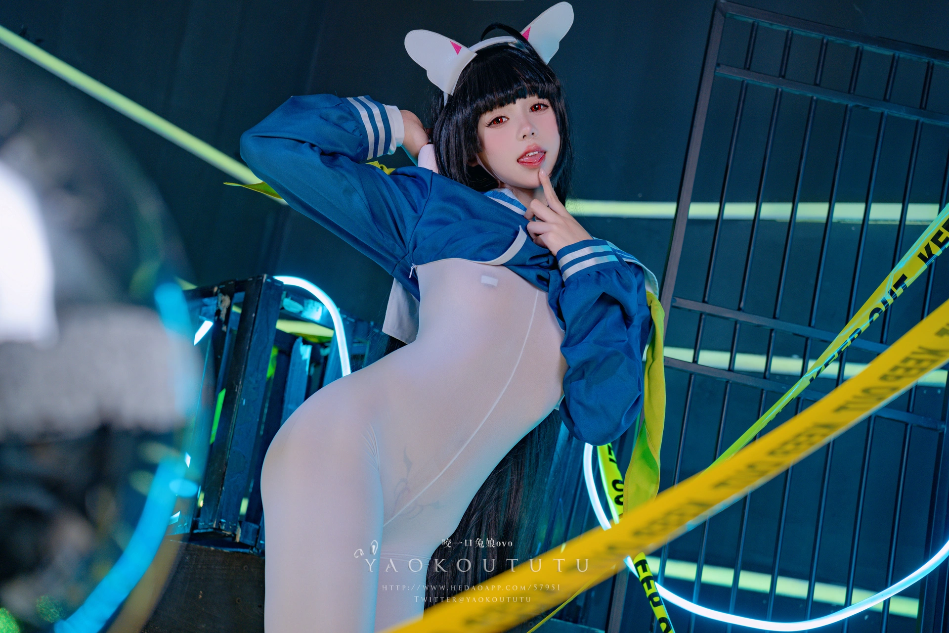 咬一口兔娘(黏黏团子兔) – NO.054 兔兔班车 霞沢美游 2